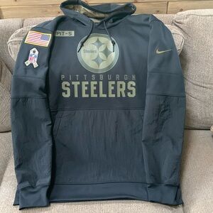 Pittsburgh Steelers Nike On Field Apparel Salute to Service Hoodie